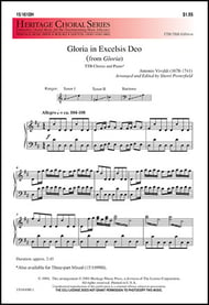 Gloria in Excelsis Deo TTB choral sheet music cover Thumbnail